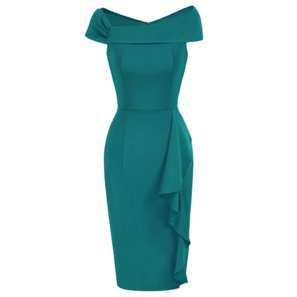 NEW Kancy Kole Green Formal Dress Womens Size XL